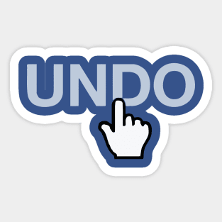 Undo Sticker